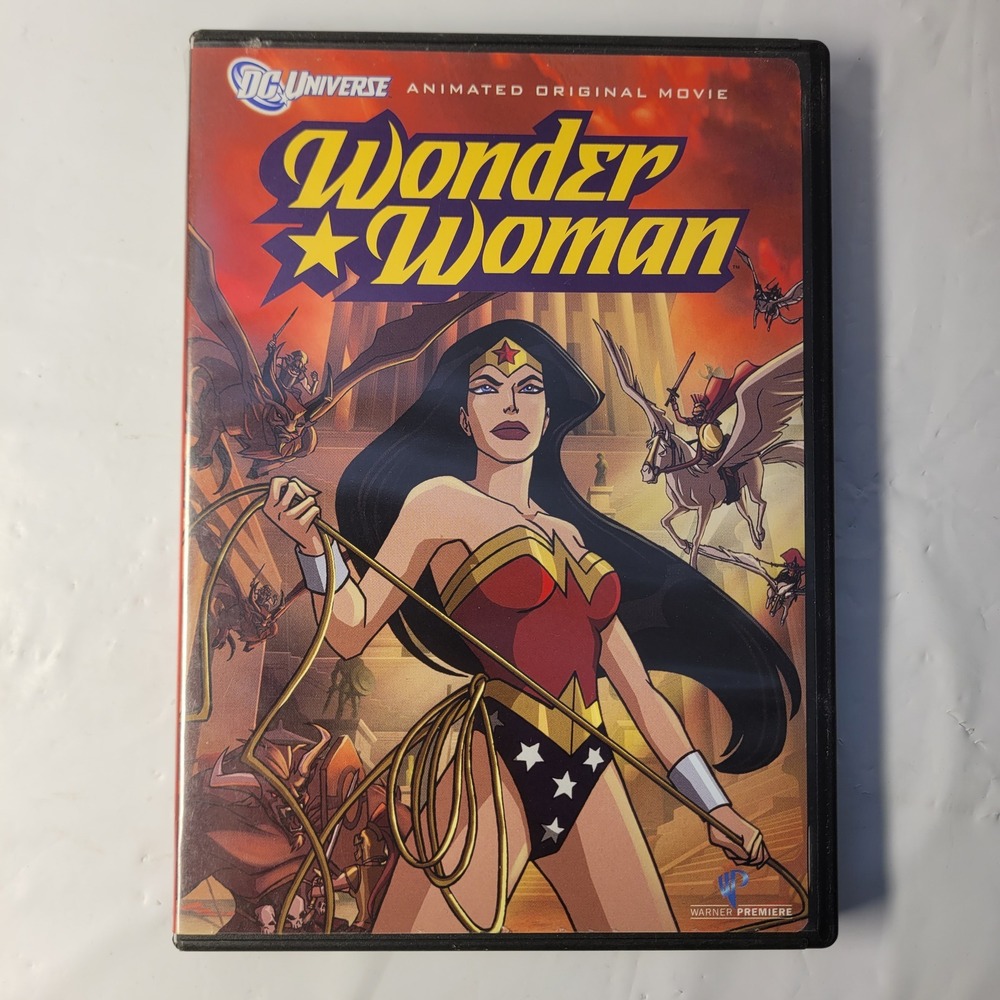 Warner Home Video Wonder Woman DVD Animated Original Movie Superhero Animation